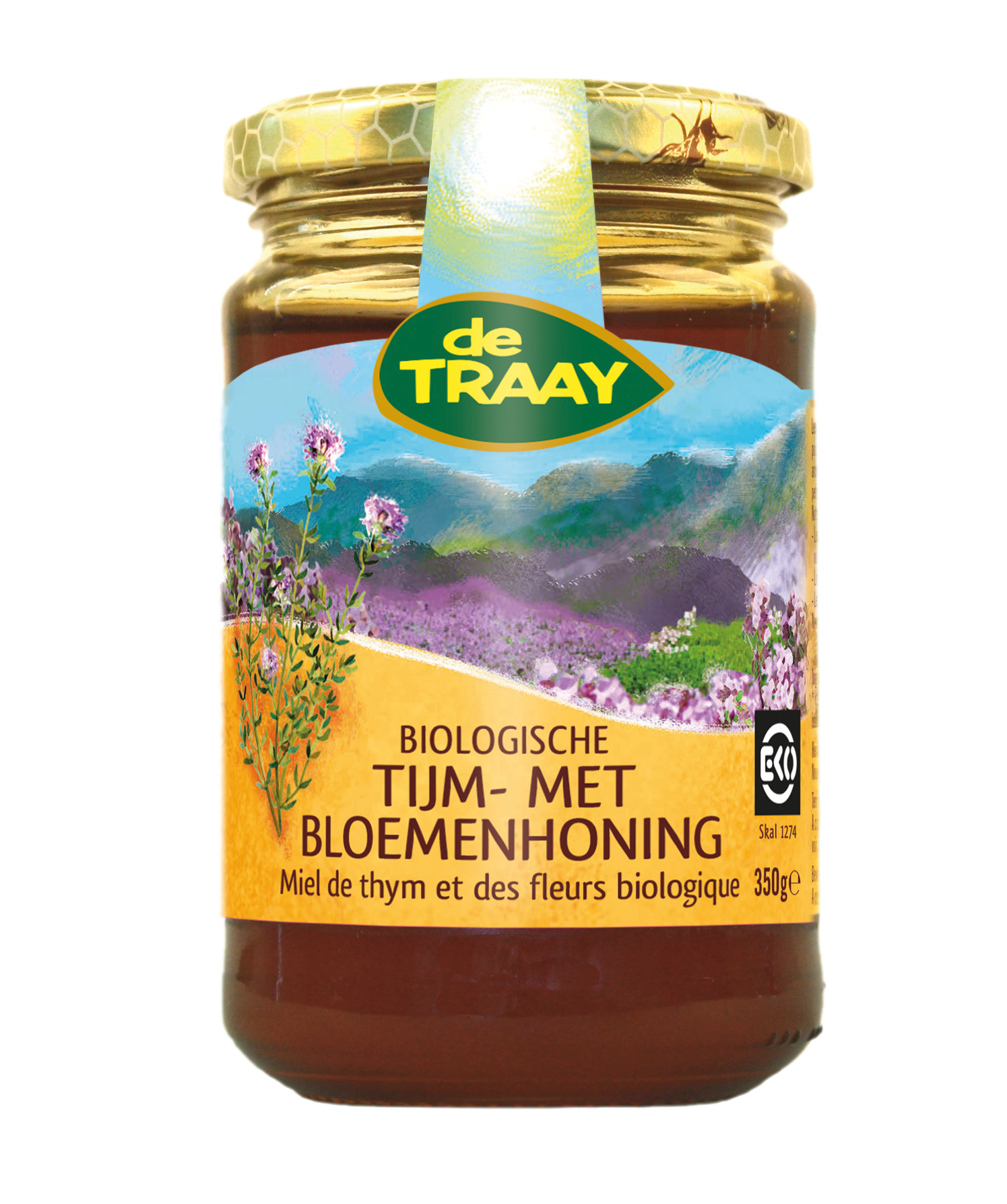 Biologischer Thymian mit Blütenhonig 