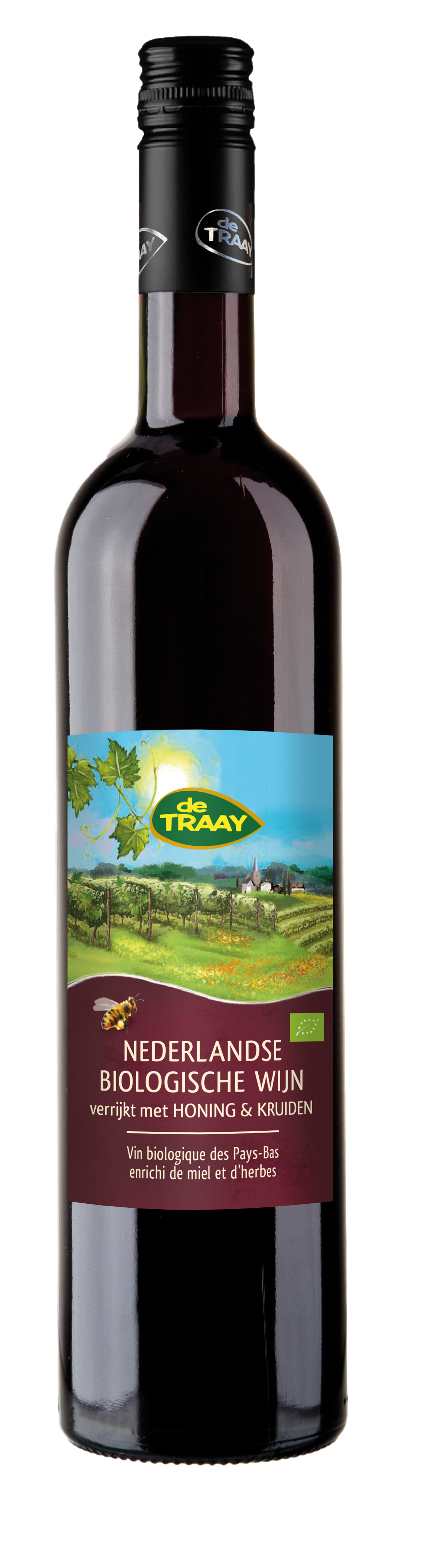 Niederländischer biologischer Rotwein angereichert mit Honig & Kräutern